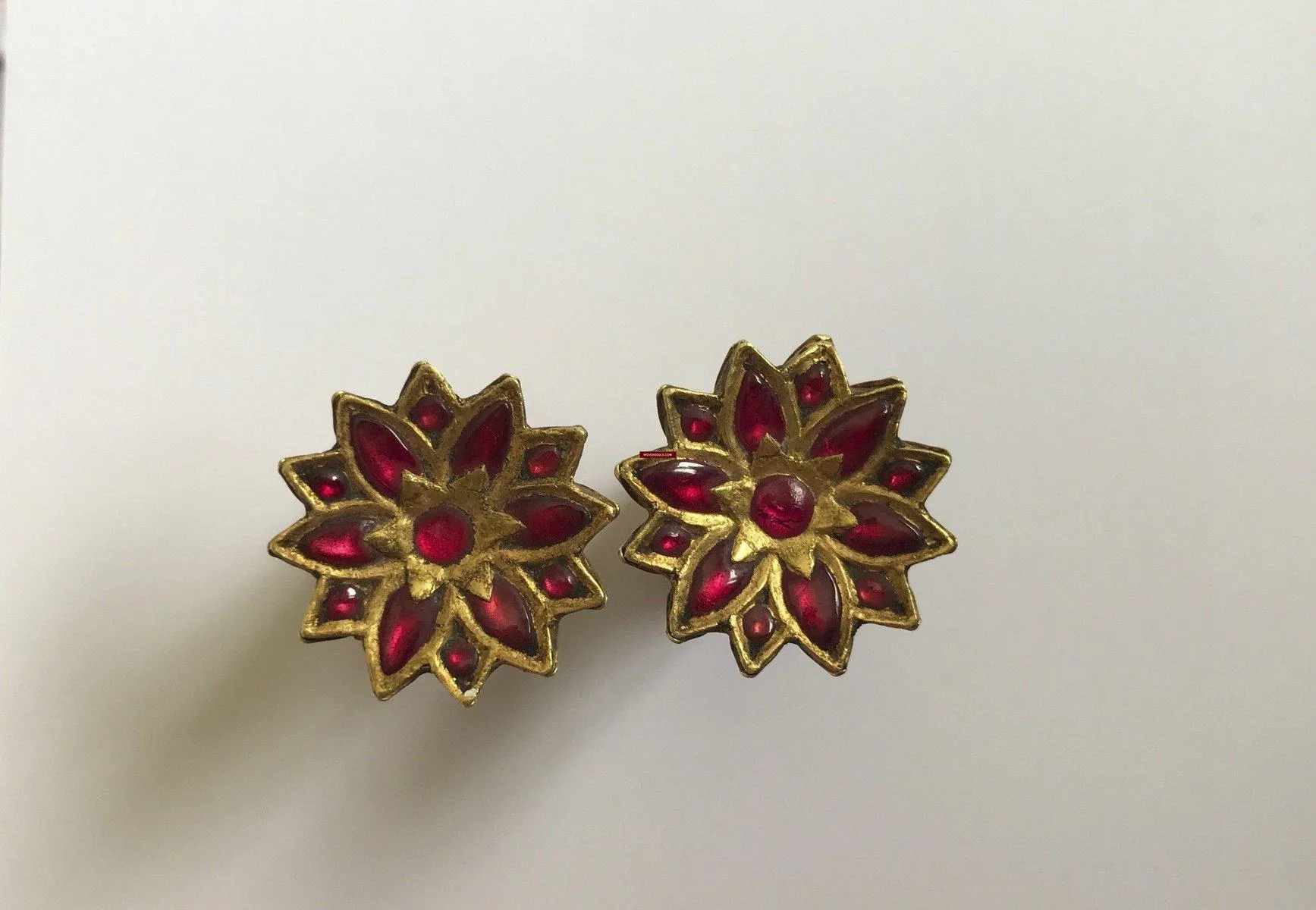 1274 Old Assam Thuriya Earrings