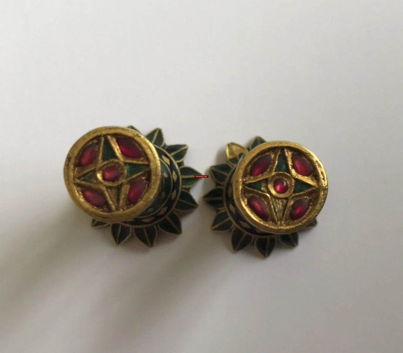 1274 Old Assam Thuriya Earrings