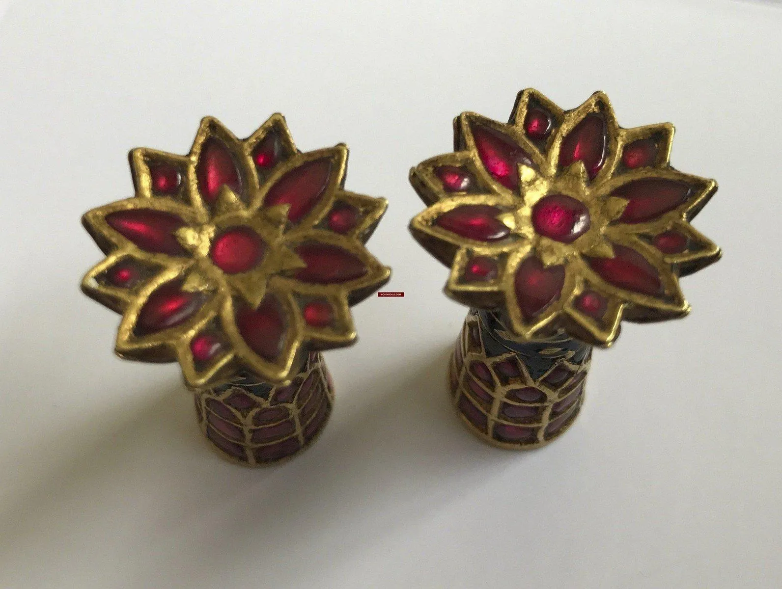 1274 Old Assam Thuriya Earrings