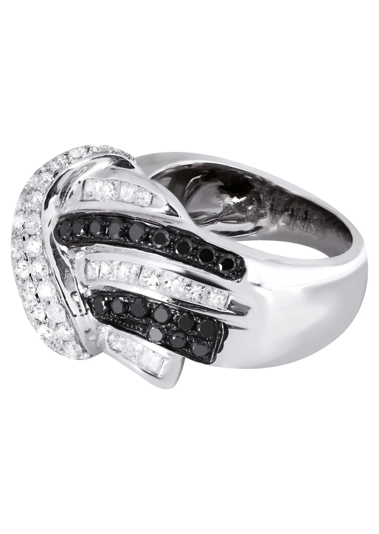 14K Ladies Black Diamond Cocktail Ring | 2.13 Carats | 12.33 Grams