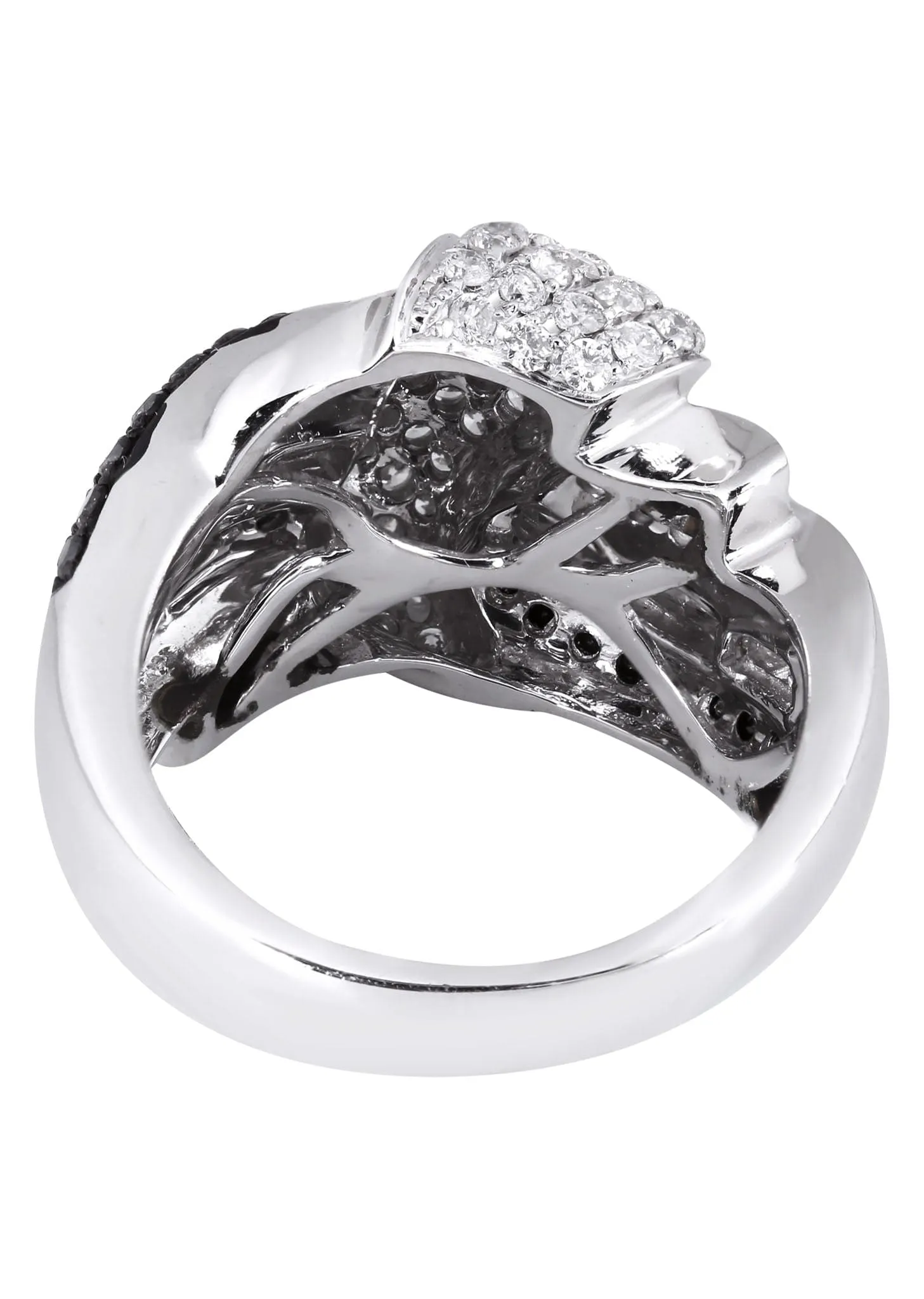 14K Ladies Black Diamond Cocktail Ring | 2.13 Carats | 12.33 Grams