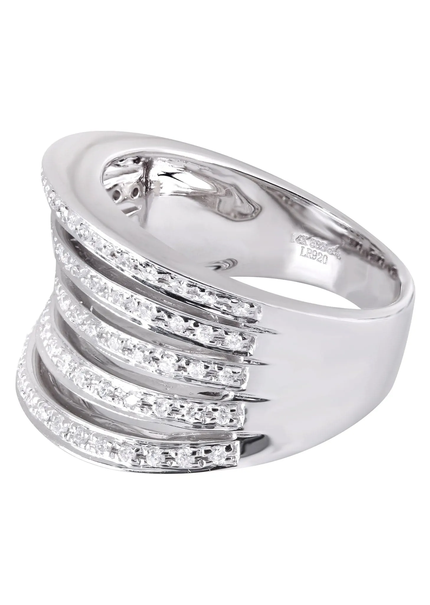 14K Ladies Diamond Cocktail Ring | 0.46 Carats | 9.1 Grams