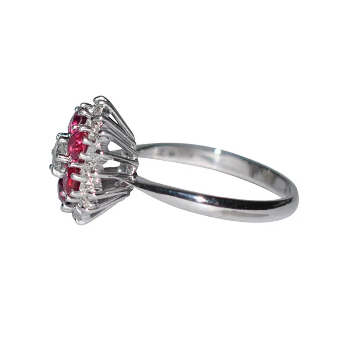 18ct Ruby & Diamond Ring