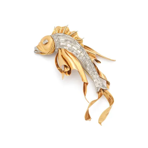 1940s Fish Brooche