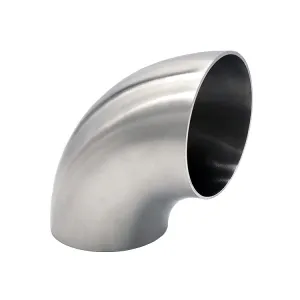 2.000" OD x 0.039" (1mm) Tight Radius 90° Mandrel Bend - (2.000" CLR) - CP1 Titanium