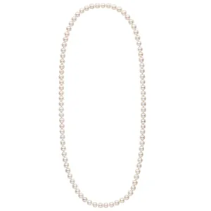 26-inch 7.5-8.0 mm AAA White Freshwater Pearl Necklace