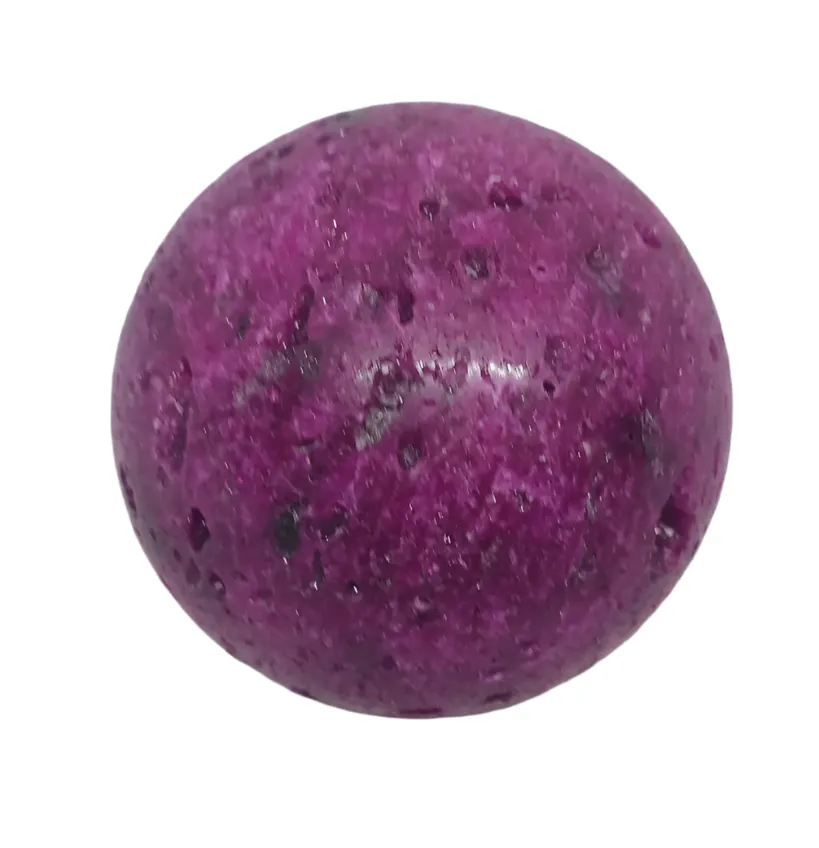 268g Honeycomb Ruby Crystal Sphere