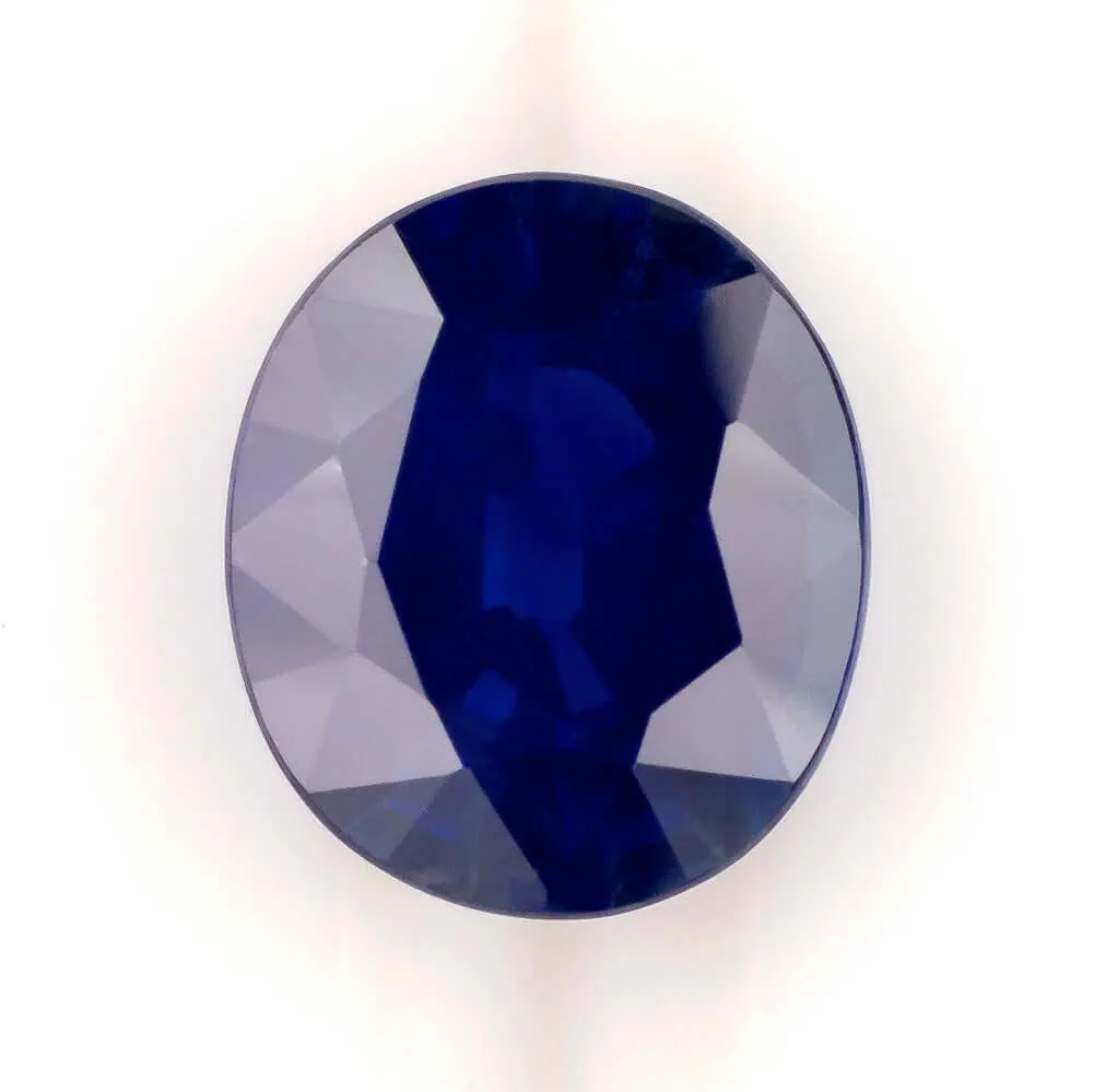 3.5ct GIA CERTIFIED RICH BLUE SAPPHIRE OVAL CUT NATURAL LOOSE PENDANT 3.5 CARAT