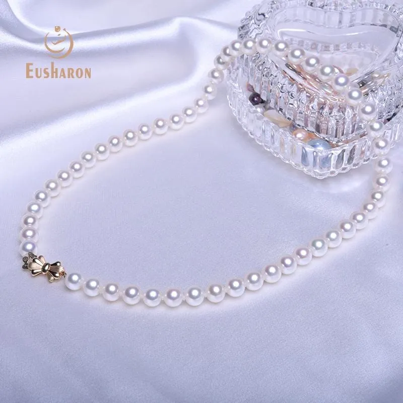 7.5-8mm AAA  White Freshwater Pearl Necklace