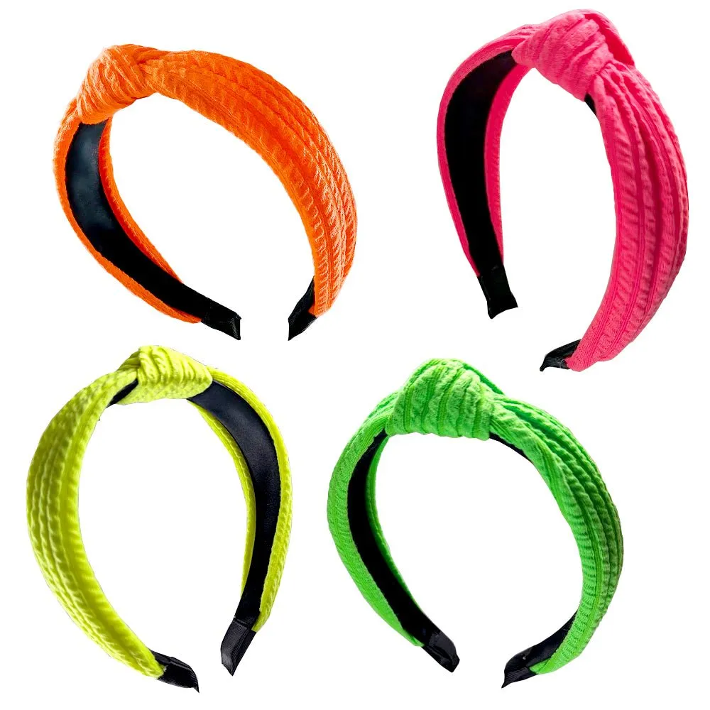 80s Neon Knotted Headband