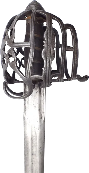 A FINE SCOTTISH BASKET HILT BROADSWORD