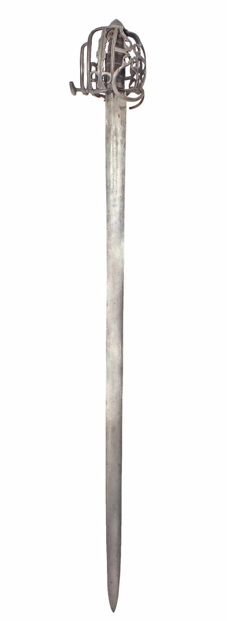 A FINE SCOTTISH BASKET HILT BROADSWORD