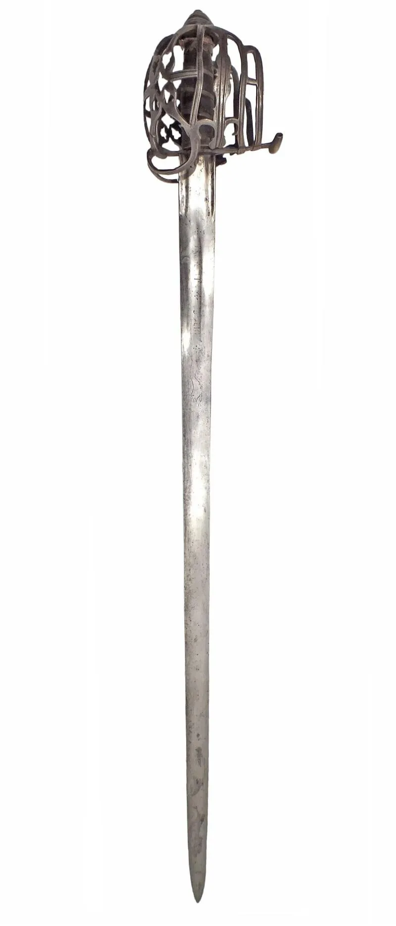 A FINE SCOTTISH BASKET HILT BROADSWORD