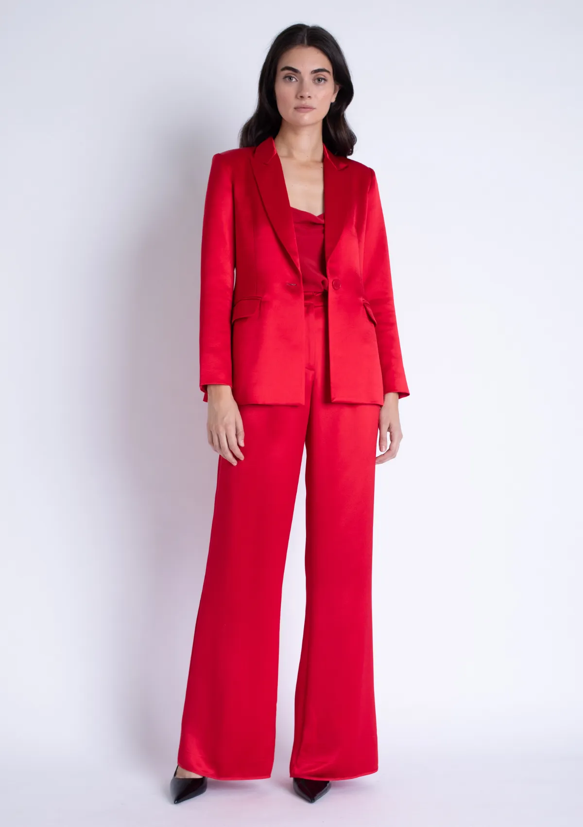 Alicia Trouser - Ruby Red