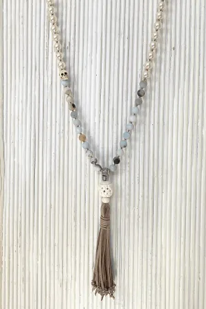 Amazonite Altar Mala Necklace