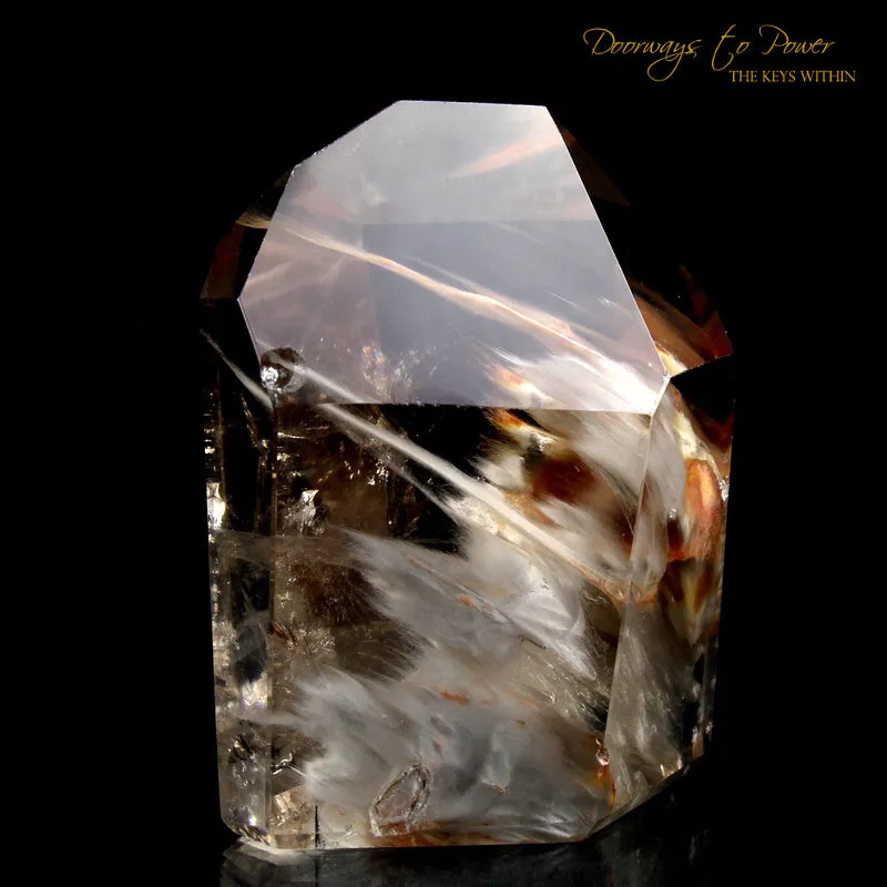 Angel Phantom Amphibole Manifestation Quartz Crystal