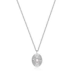 Ania Haie Silver Scattered Stars Kyoto Opal Disc Necklace