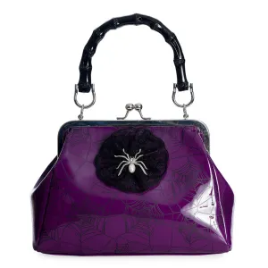 Banned - Purple Killian Spider Handbag