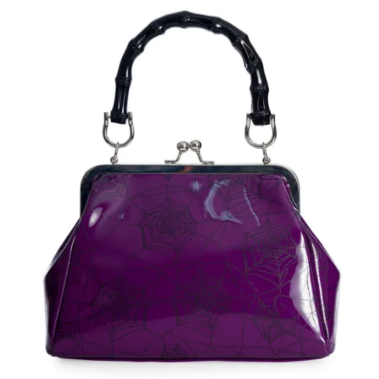 Banned - Purple Killian Spider Handbag