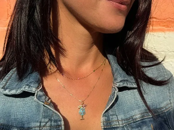 Beach Cocktail Charm