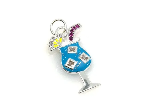 Beach Cocktail Charm