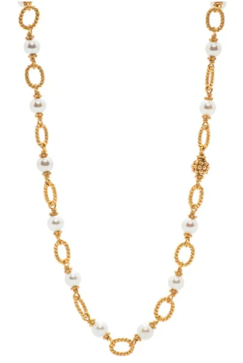 Berry & Bead Chain- Pearl