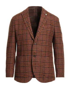 Blazer L. 1911 Tweed Glen Plaid, brown