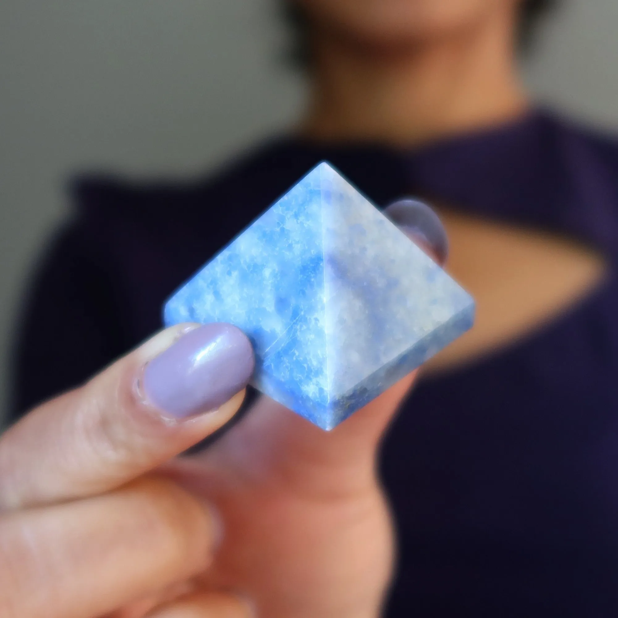 Blue Quartz Pyramid Element Energy