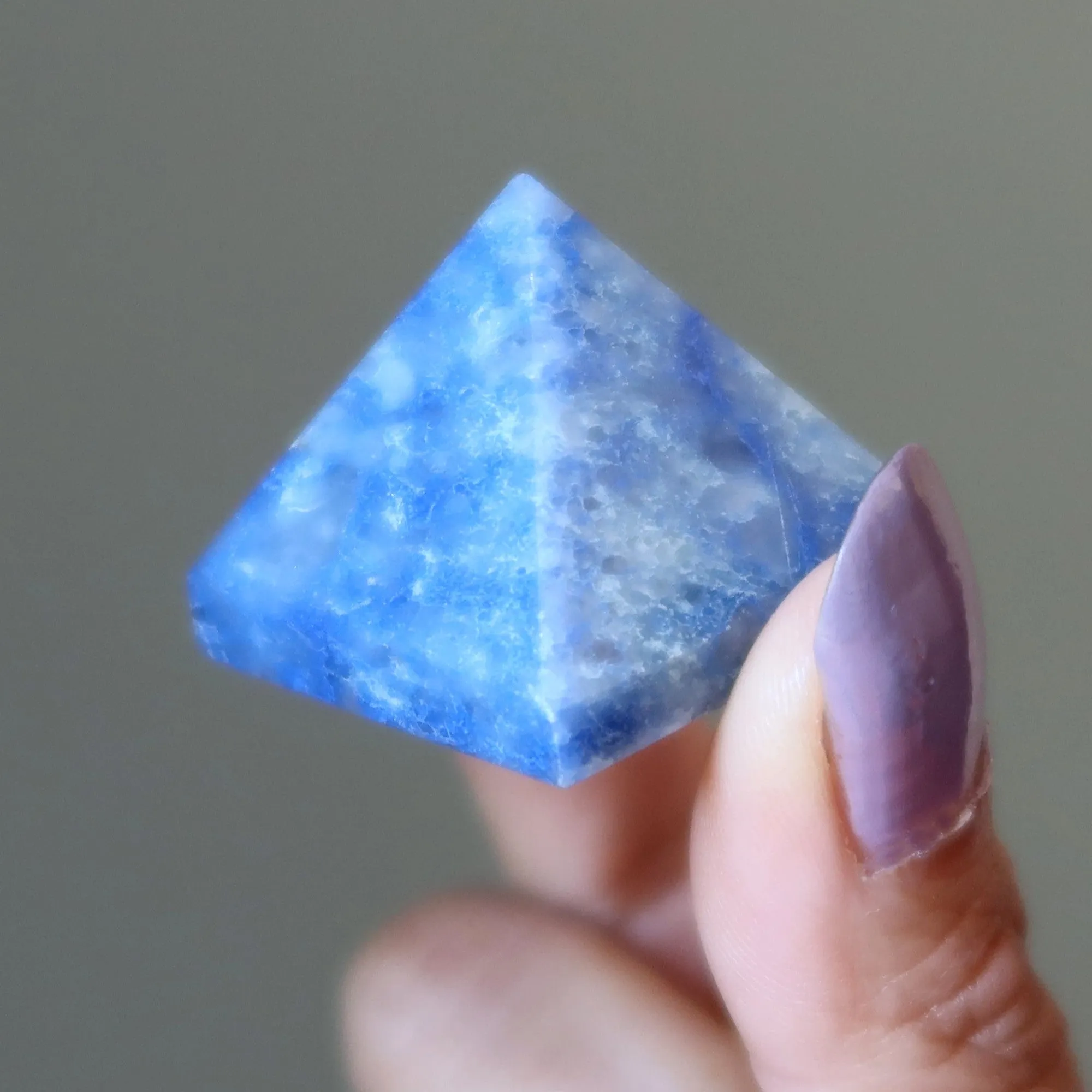 Blue Quartz Pyramid Element Energy