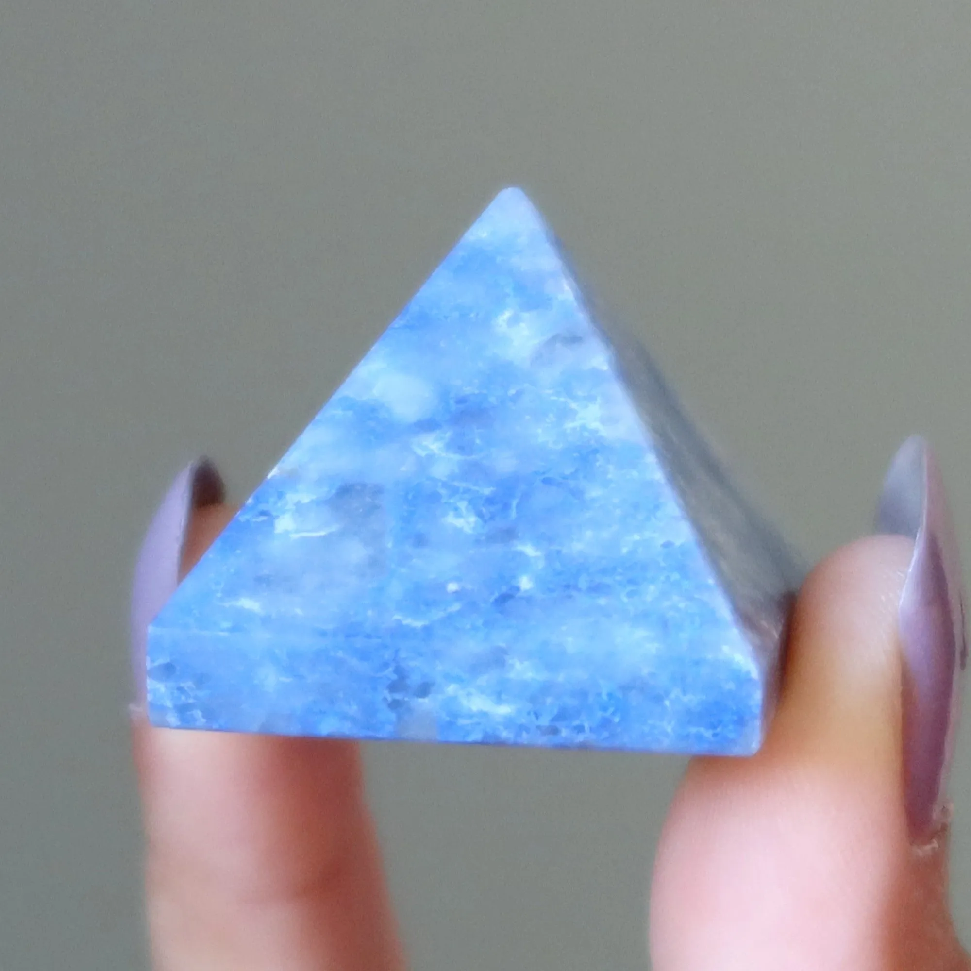 Blue Quartz Pyramid Element Energy