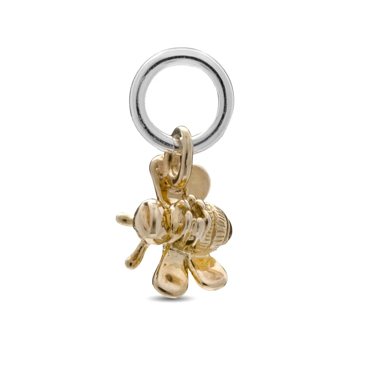 Bumble Bee Tiny Gold Charm