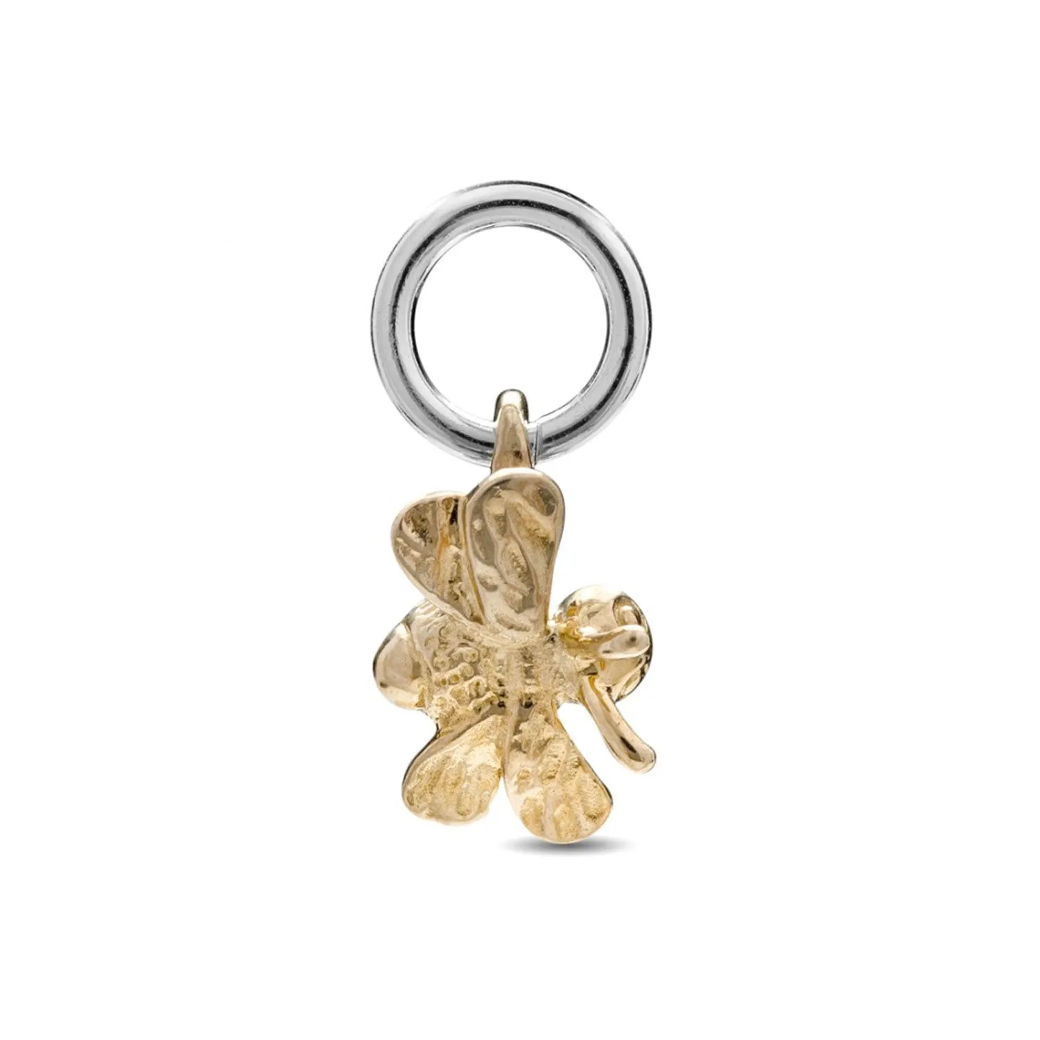 Bumble Bee Tiny Gold Charm