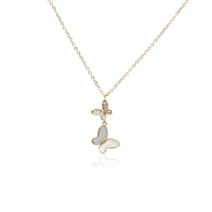 Butterfly Mother of Pearl Necklace