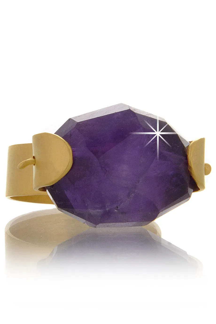 BY THE STONES AMETHYST Gold Ring