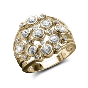 Champagne Fizz  Gold Ring