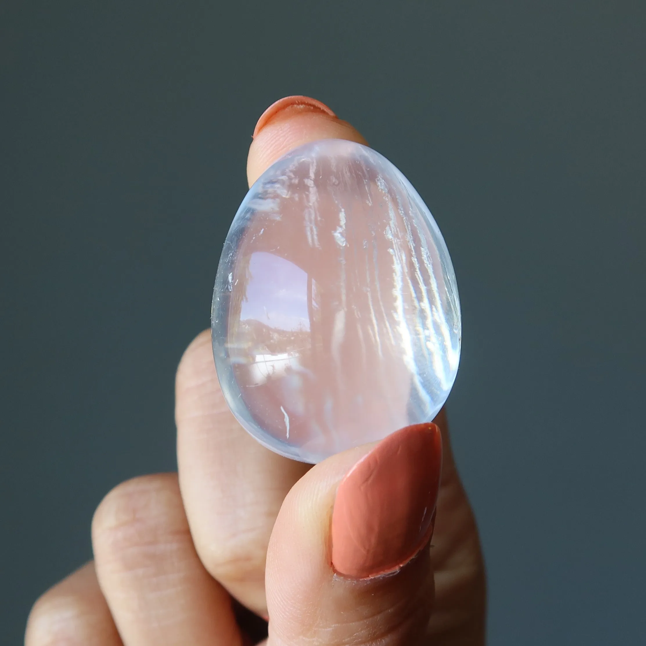 Clear Quartz Egg Crystal Reiki Stone