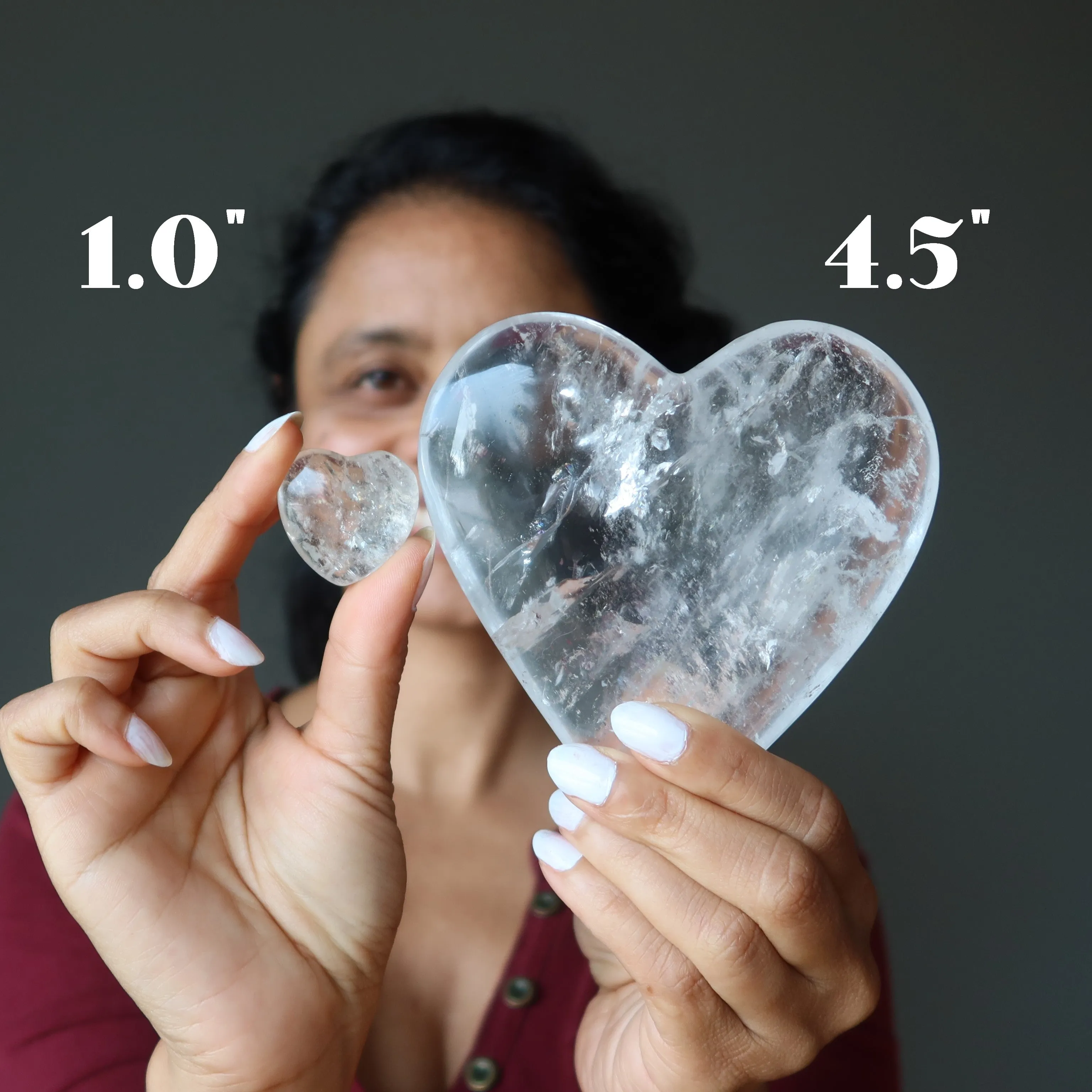 Clear Quartz Heart My Pure Love Crystal