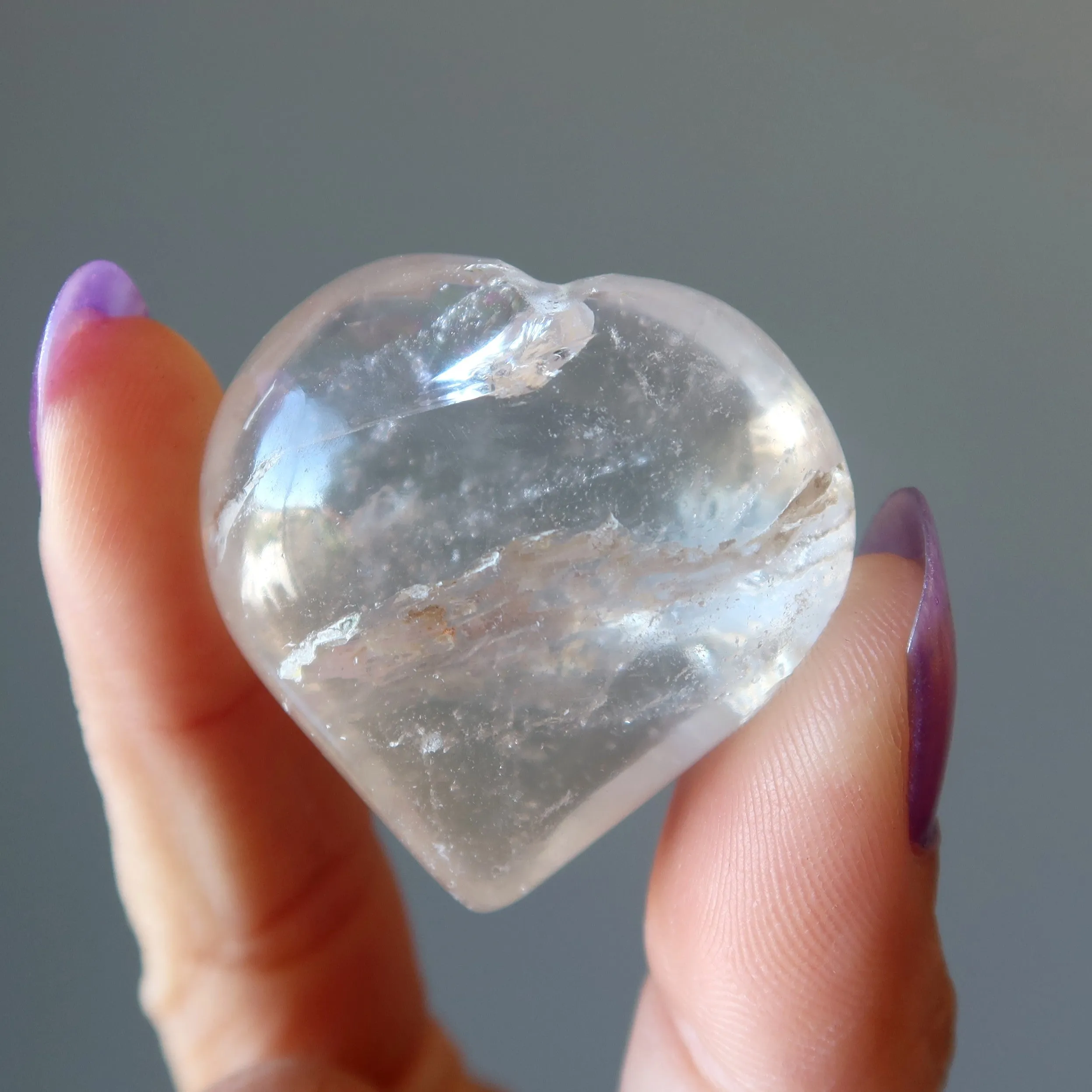 Clear Quartz Heart My Pure Love Crystal