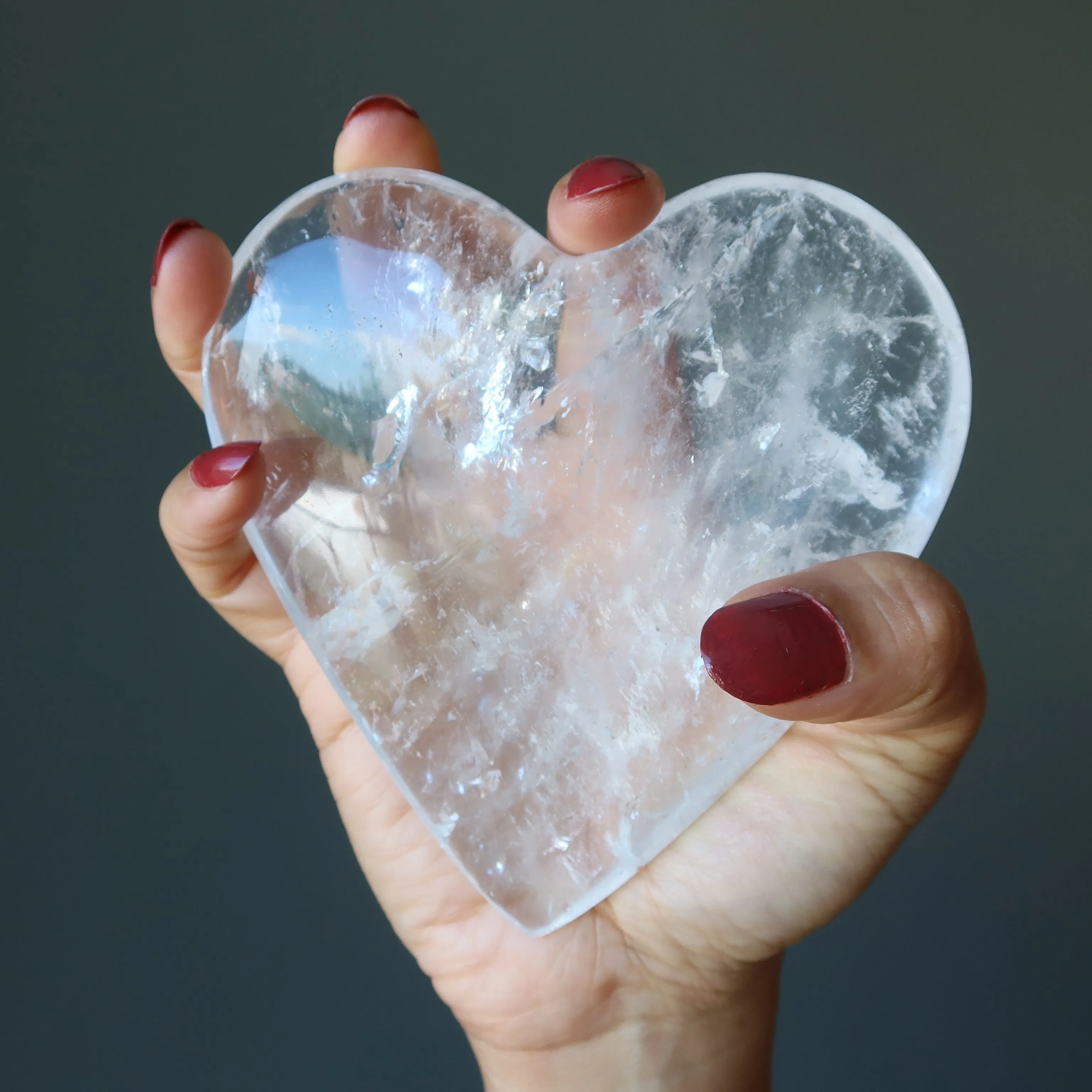 Clear Quartz Heart My Pure Love Crystal