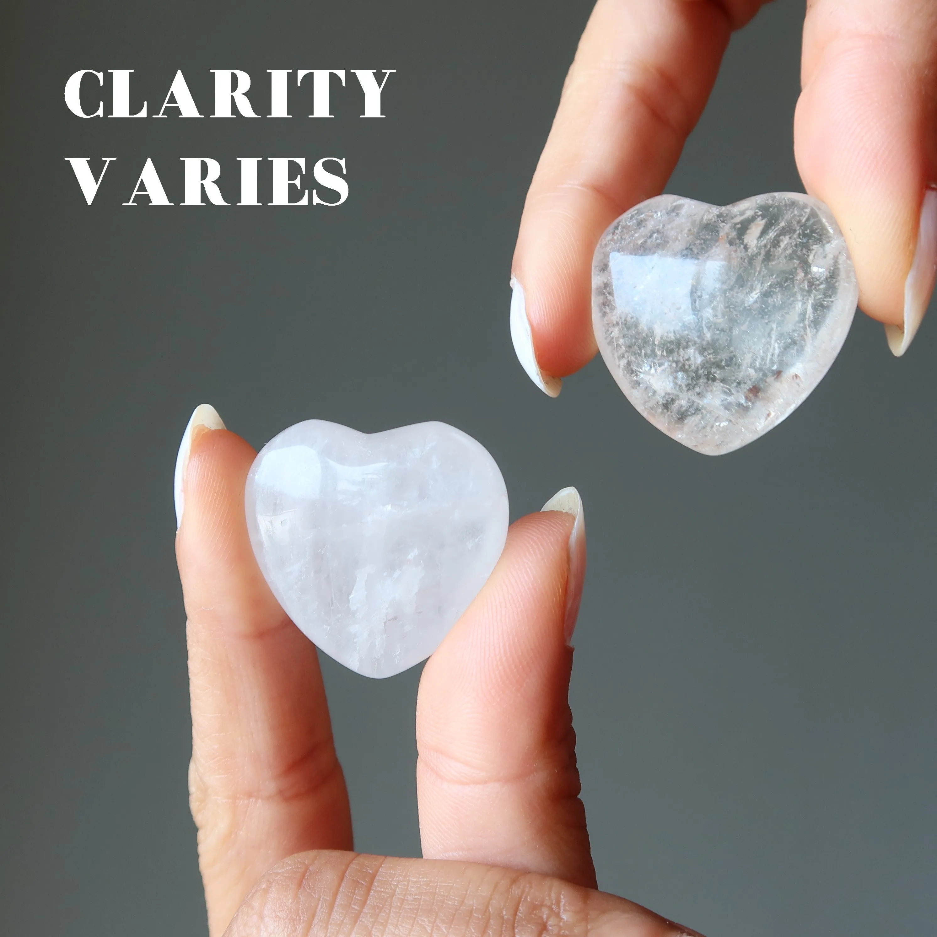 Clear Quartz Heart My Pure Love Crystal