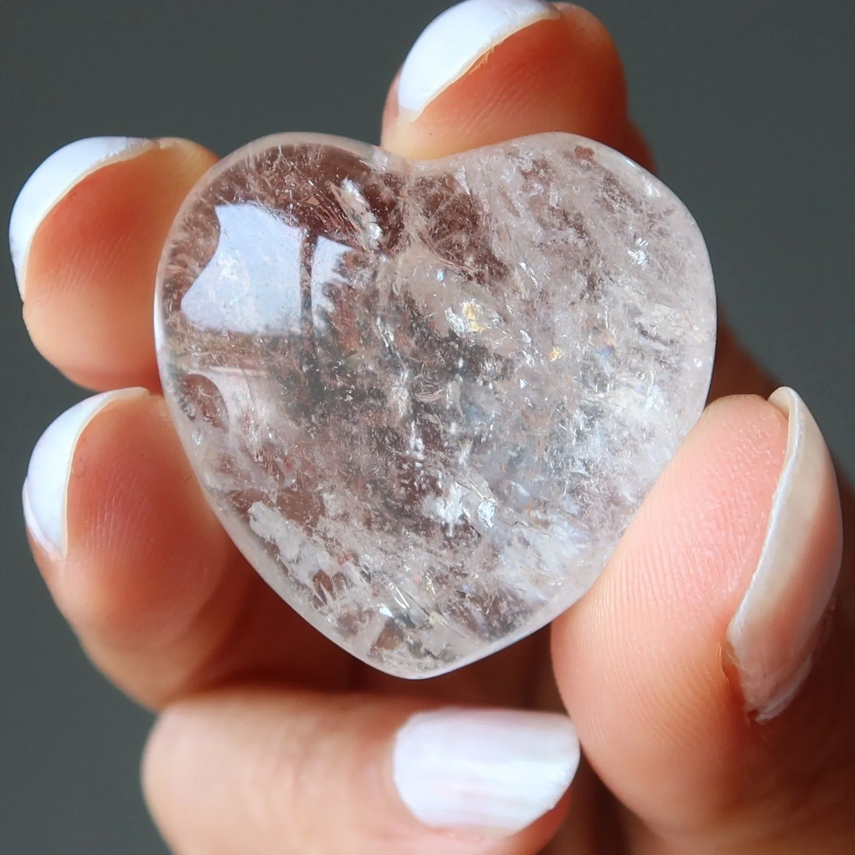 Clear Quartz Heart My Pure Love Crystal