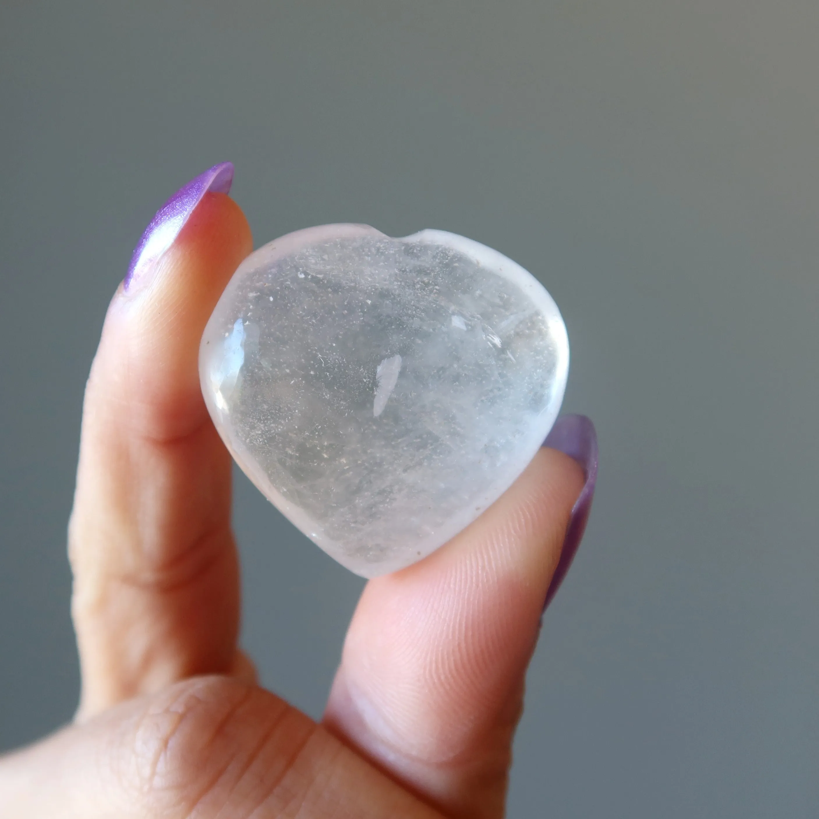 Clear Quartz Heart My Pure Love Crystal