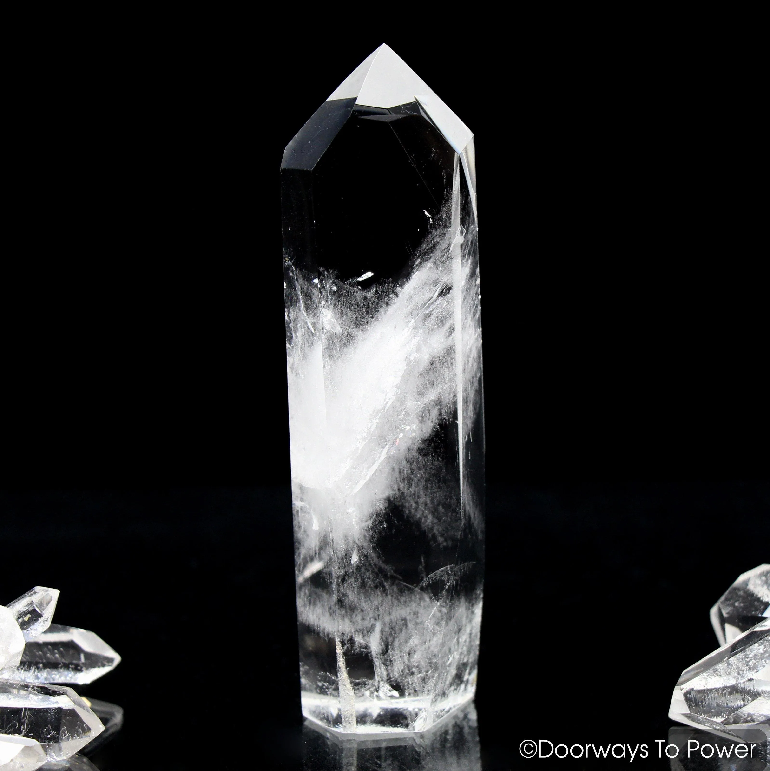 Clear Quartz Manifest Spirit Isis Crystal Point