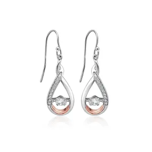 Clogau Eternity Dancing White Topaz Earrings