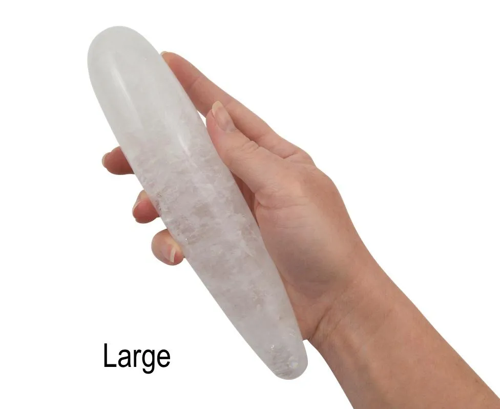 Crystal Quartz Yoni Wand - Amplify Pleasure and Balance Your Energy