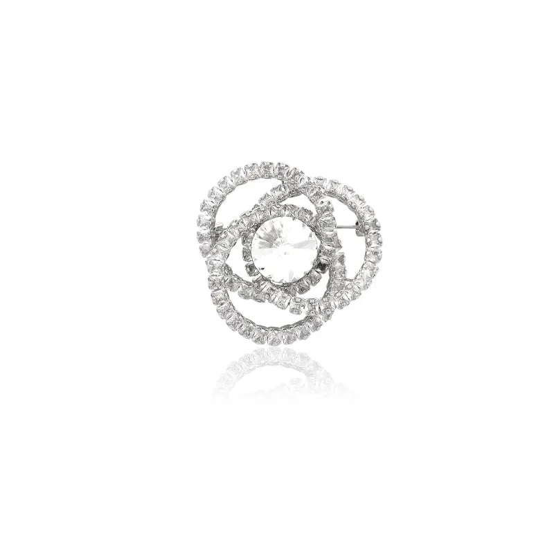 Cubic Zirconia Brooch