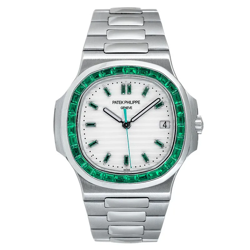 Customised Patek Philippe Nautilus 5711 Green Emerald