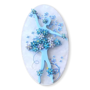 Dancer - Forget-Me-Nots - Brooch - Set of 4