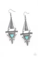 Earrings El Paso Edge - Blue E84 Final