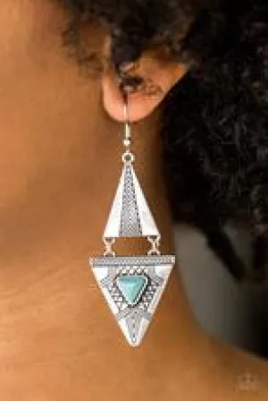 Earrings El Paso Edge - Blue E84 Final